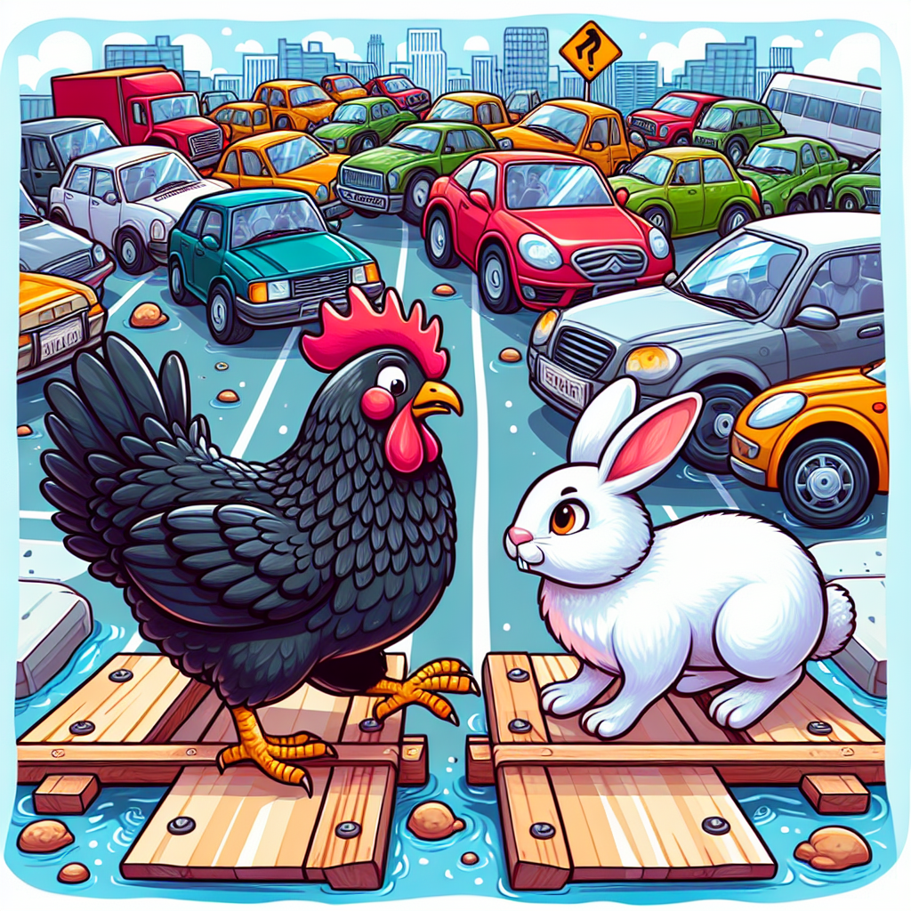 Chicken and Rabbit strategizing